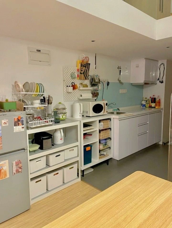 Decor bếp phòng trọ phong cách công nghiệp