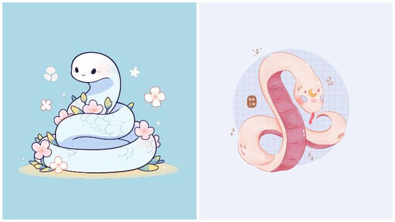 Avatar tết ngầu rắn thần
