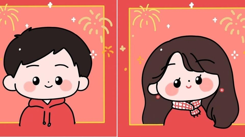 Avatar tết dễ thương