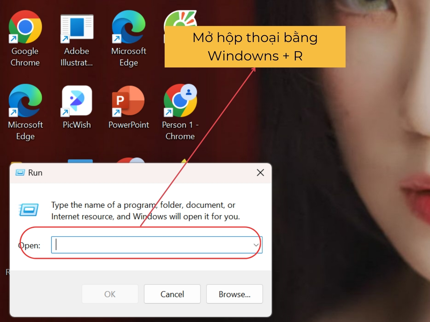 Cách ẩn thanh Taskbar Win 11 qua Command Prompt bước 1