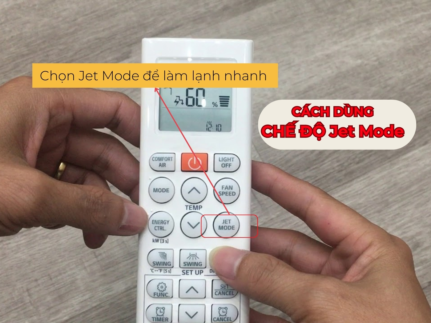 Cách chỉnh máy lạnh LG mát nhất chế độ lạnh nhanh 