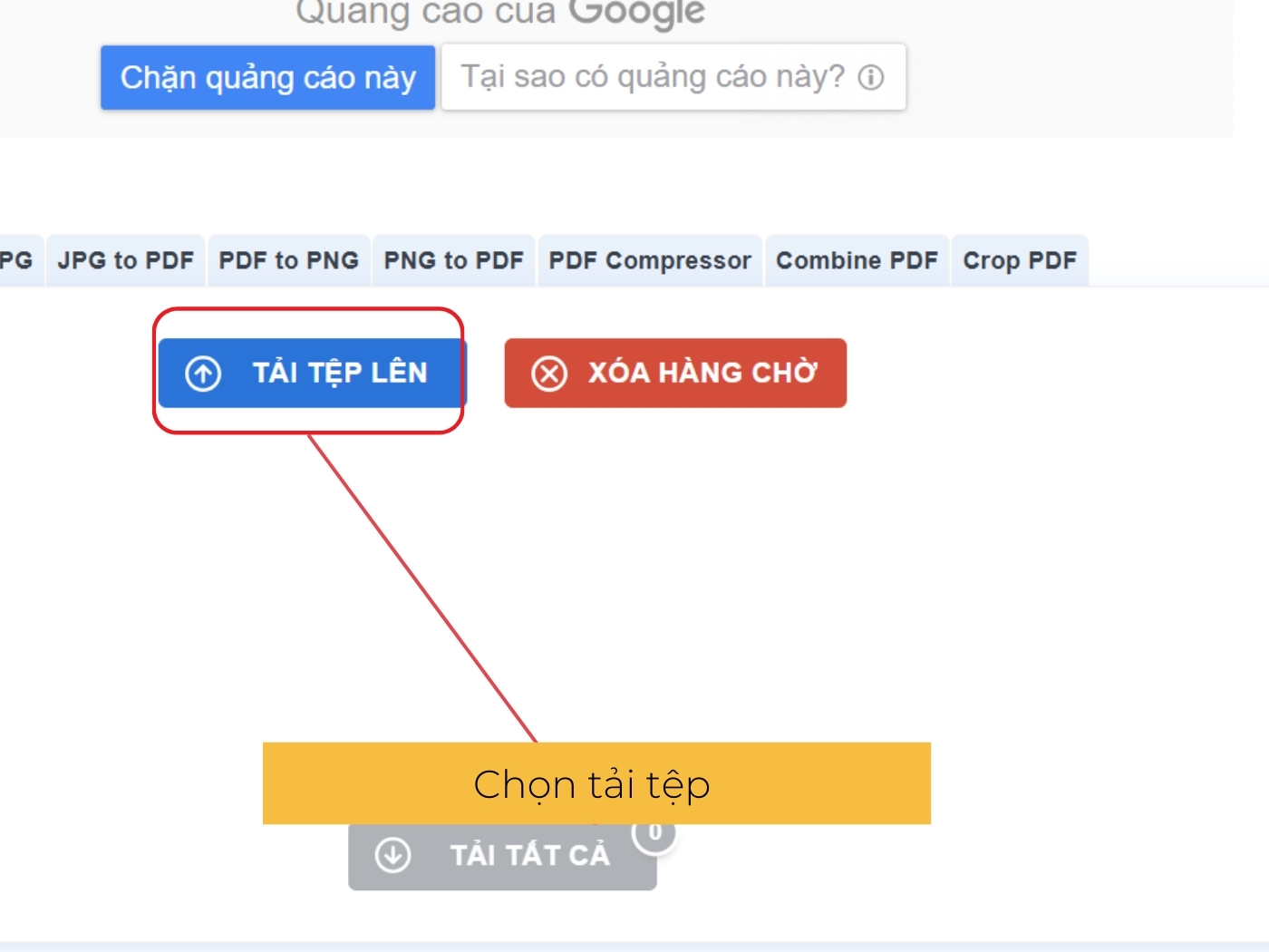  Cách chuyển file PDF sang Word bằng PDF to Word bước 2