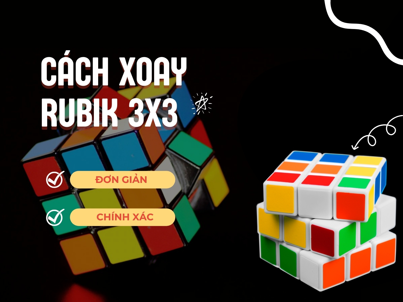 Cách giải Rubik 3x3 đơn giản cho người mới 