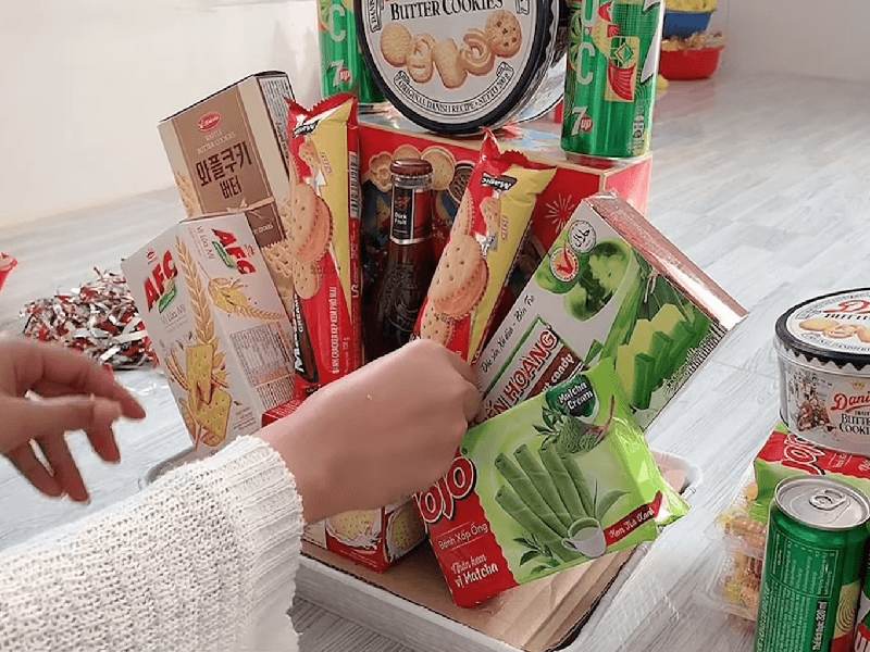Hướng dẫn từng bước cách làm giỏ quà tết đơn giản