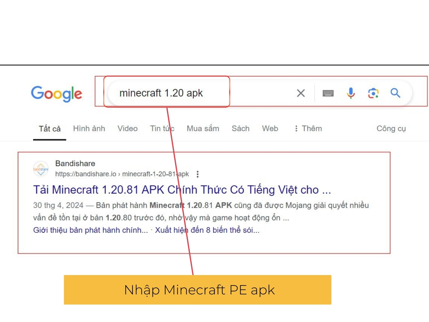 Cách tải Minecraft cho Android bước 1