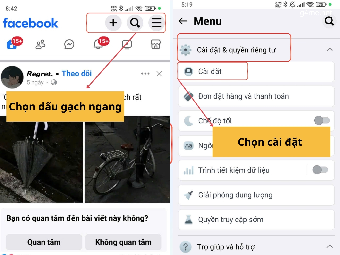 Chọn dấu gạch ngang và cài đặt 