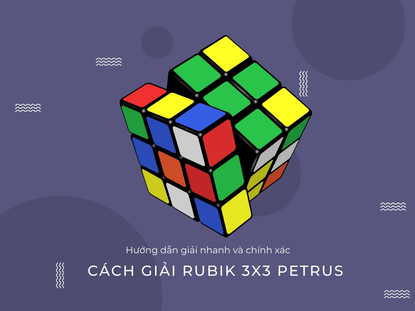 Hướng dẫn cách giải Rubik bằng phương pháp Petrus