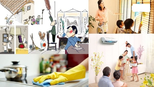 Dọn dẹp, trang hoàng nhà cửa và chào đón năm mới là hoạt động không thể thiếu trong dịp Tết