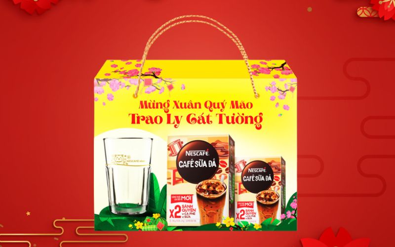 Mẫu quà Tết NesCafé 3 in 1 