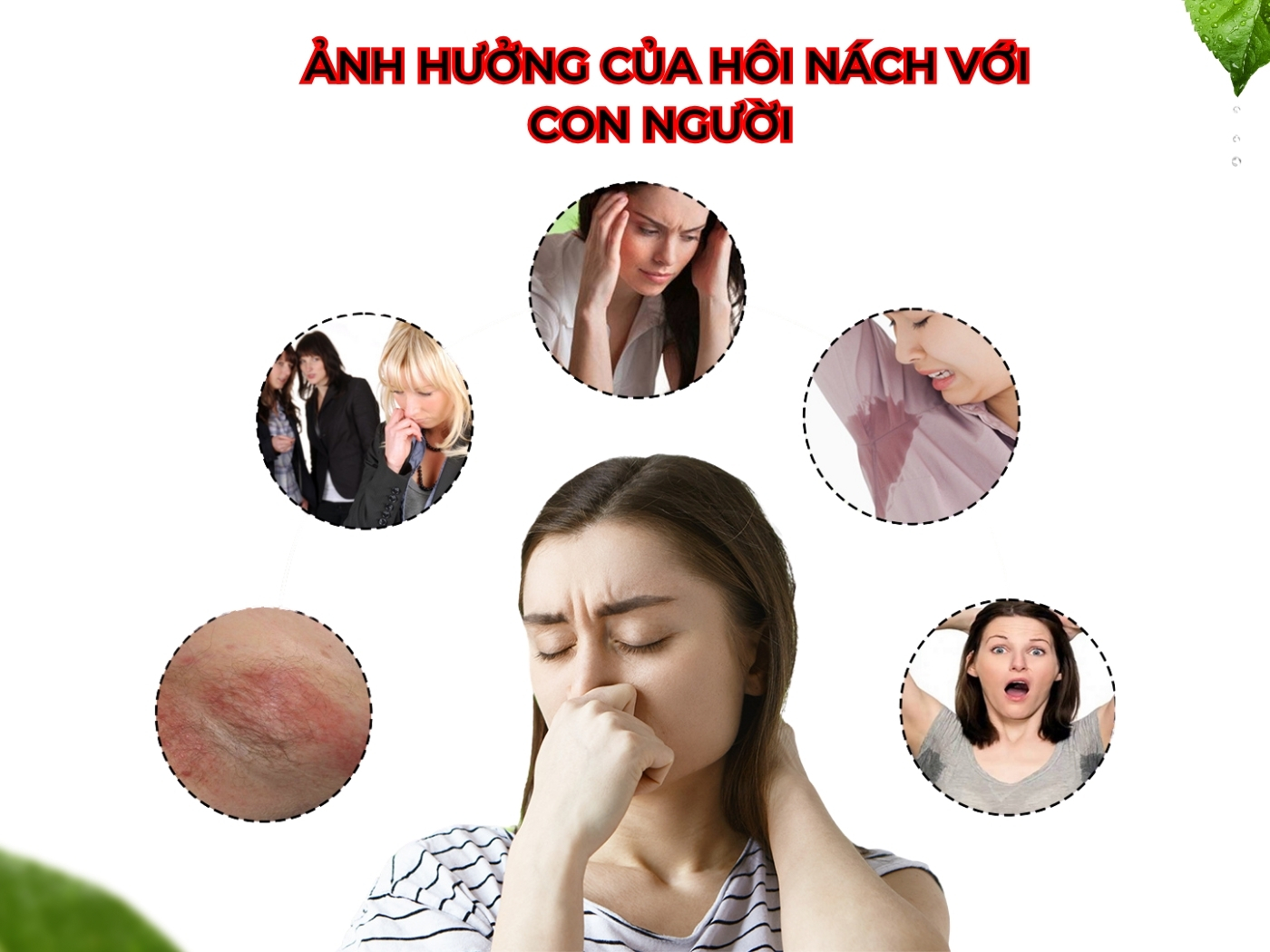 Tác hại của hôi nách tới con người 